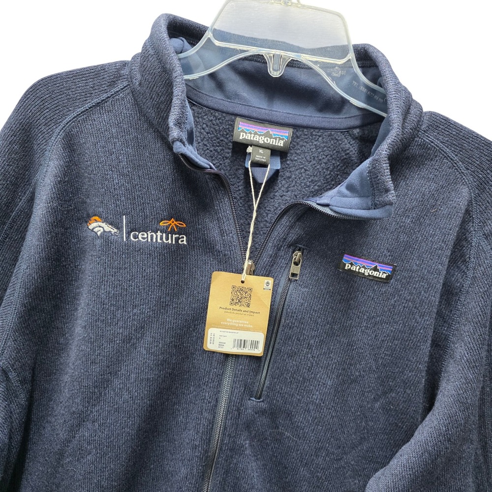 Patagonia Better Sweater Jacket Mens XL New Navy Broncos Centura 25528 SP23